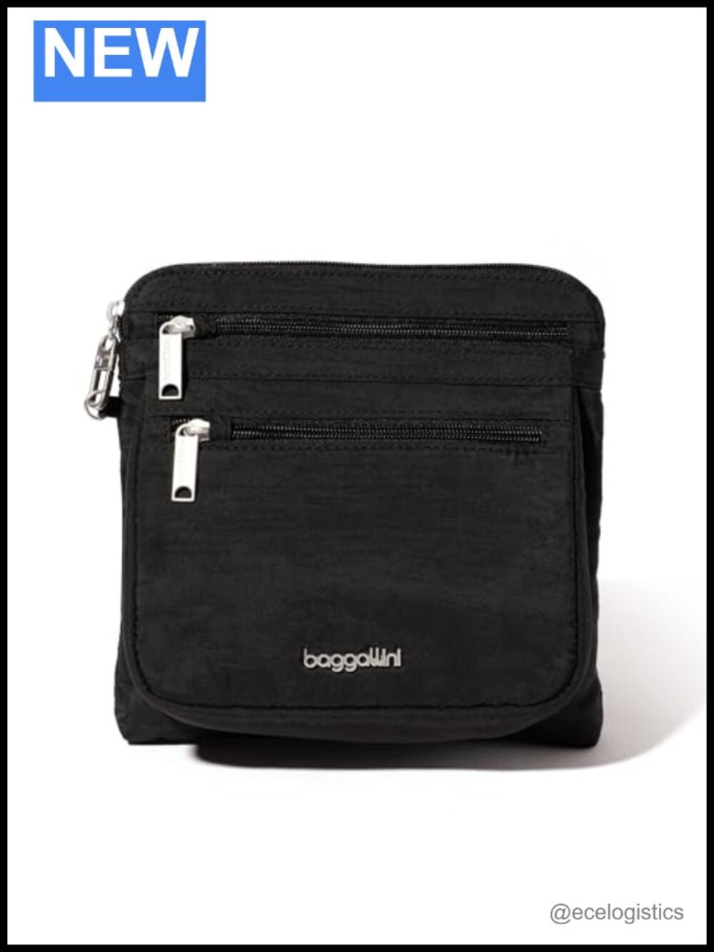 Anti-Theft Crossbody Bag with RFID Protection, Cut-Resistant Strap, Locking